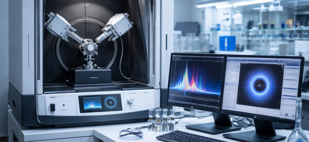 Summary of X ray diffraction (XRD) Analysis lab scene img 4