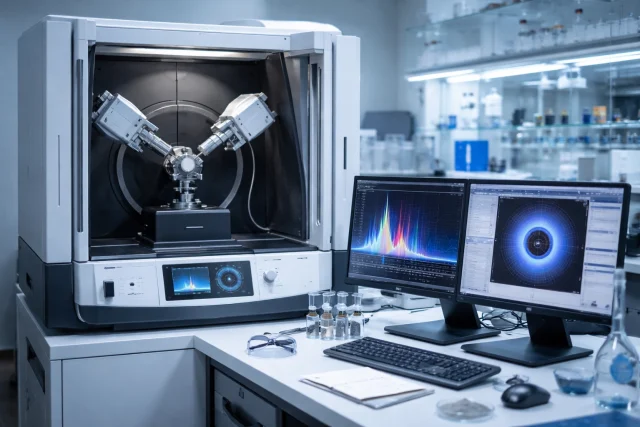 Summary of X ray diffraction (XRD) Analysis lab scene img 4