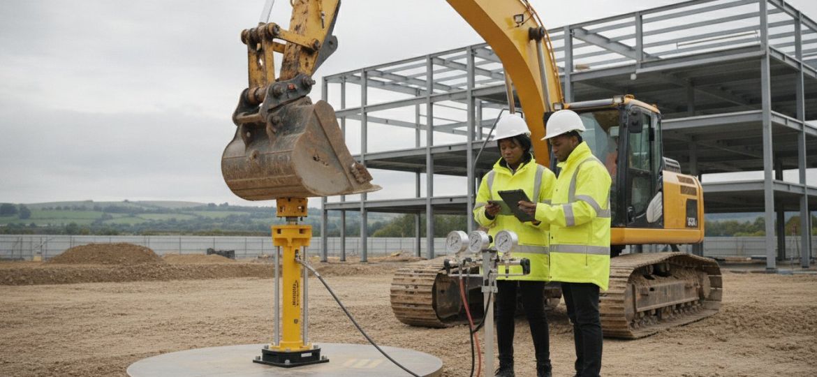 Plate Bearing Test for Ground Strength: The Complete UK Compliance Guide (2026)