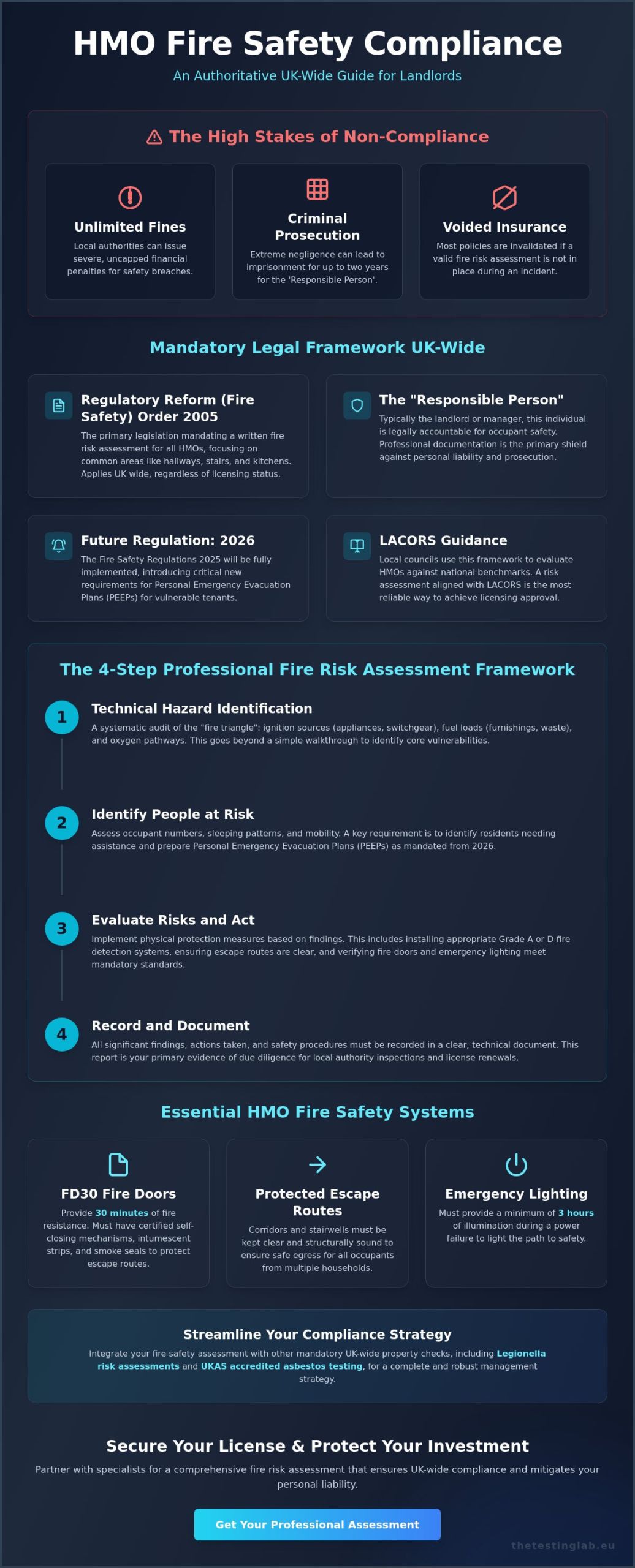Fire Risk Assessment for HMO Properties: A Guide to UK-Wide Compliance (2026)