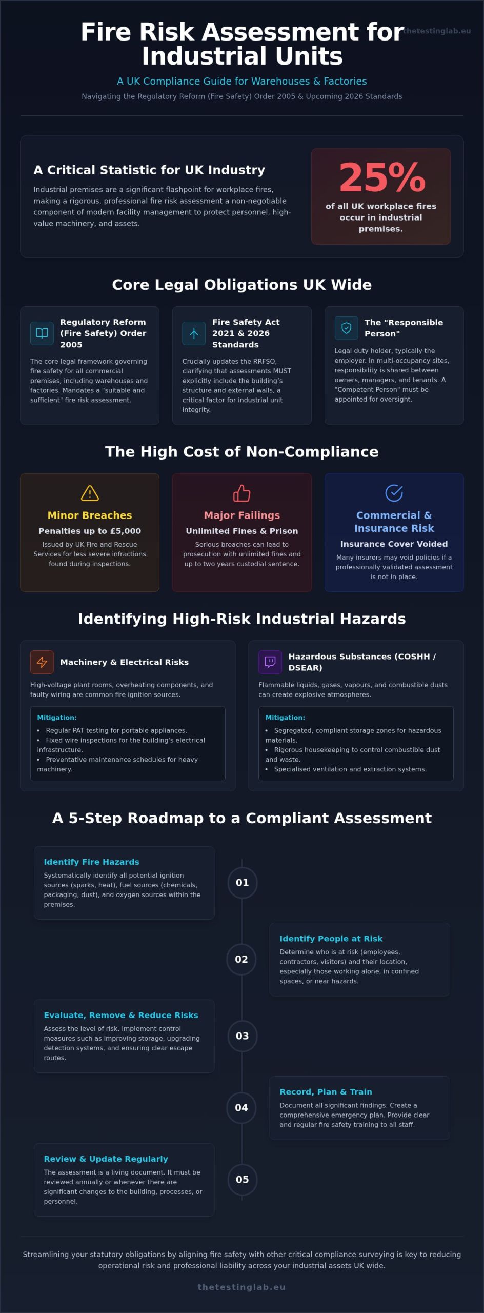 Industrial Unit Fire Risk Assessment: UK Guide 2026