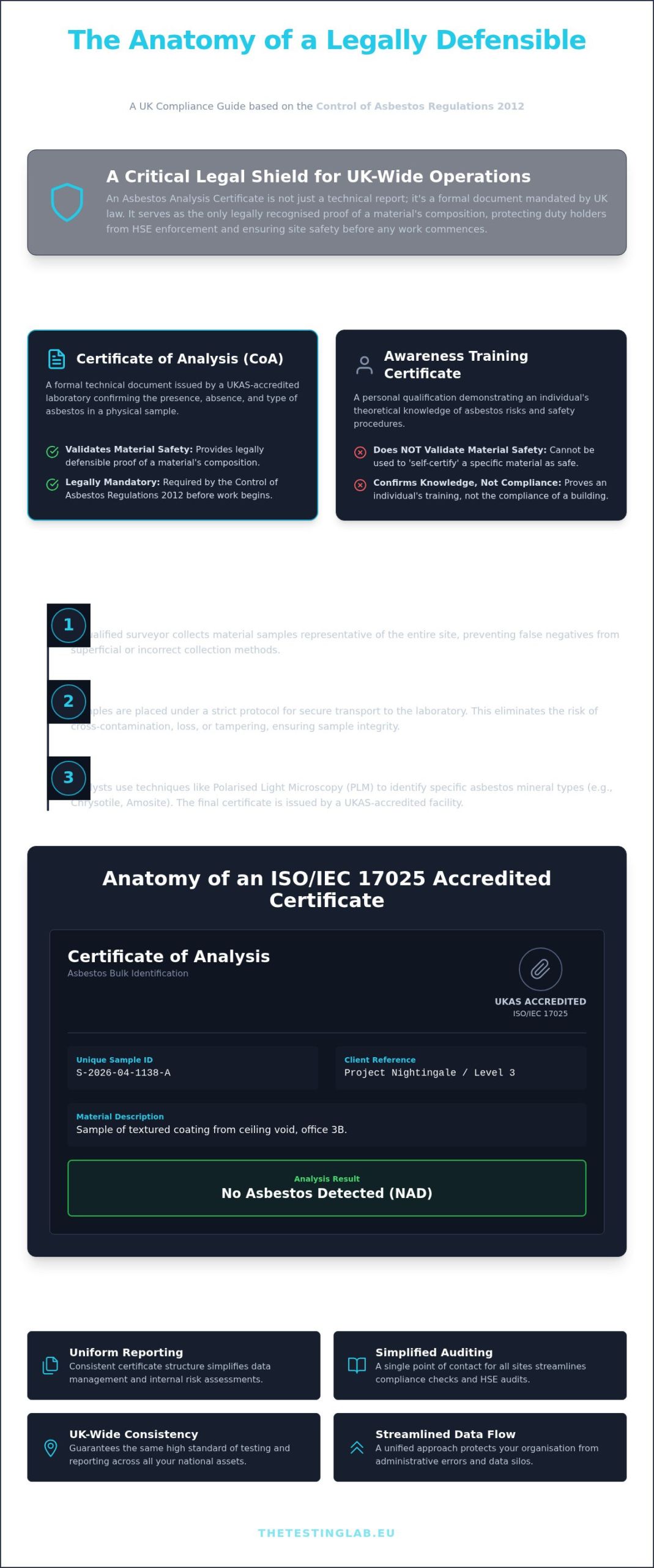 Asbestos Analysis Certificate: The Essential Guide to UK Compliance (2026)