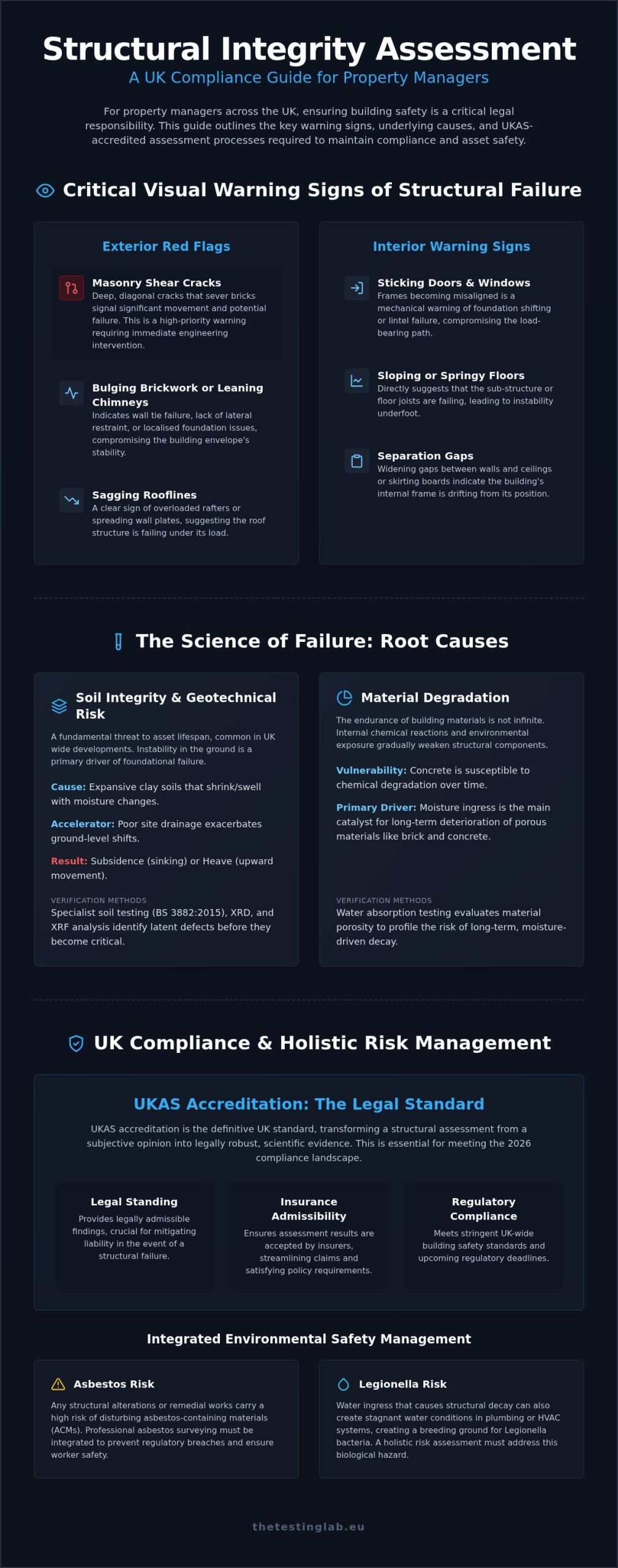 7 Signs of Structural Issues: UK 2026 Compliance Guide