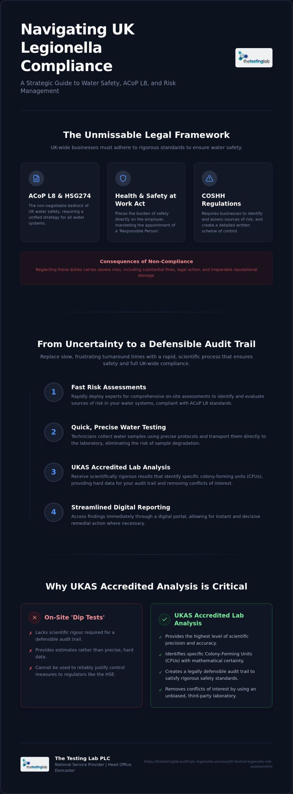 Legionella Testing Services for Business: A 2026 UK Compliance Case Study