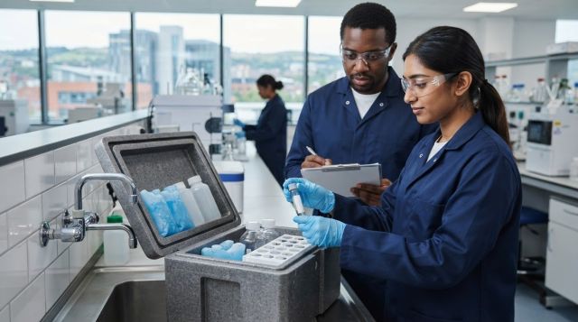 Urgent Commercial Water Testing in Sheffield: Samples, Courier and Lab Process